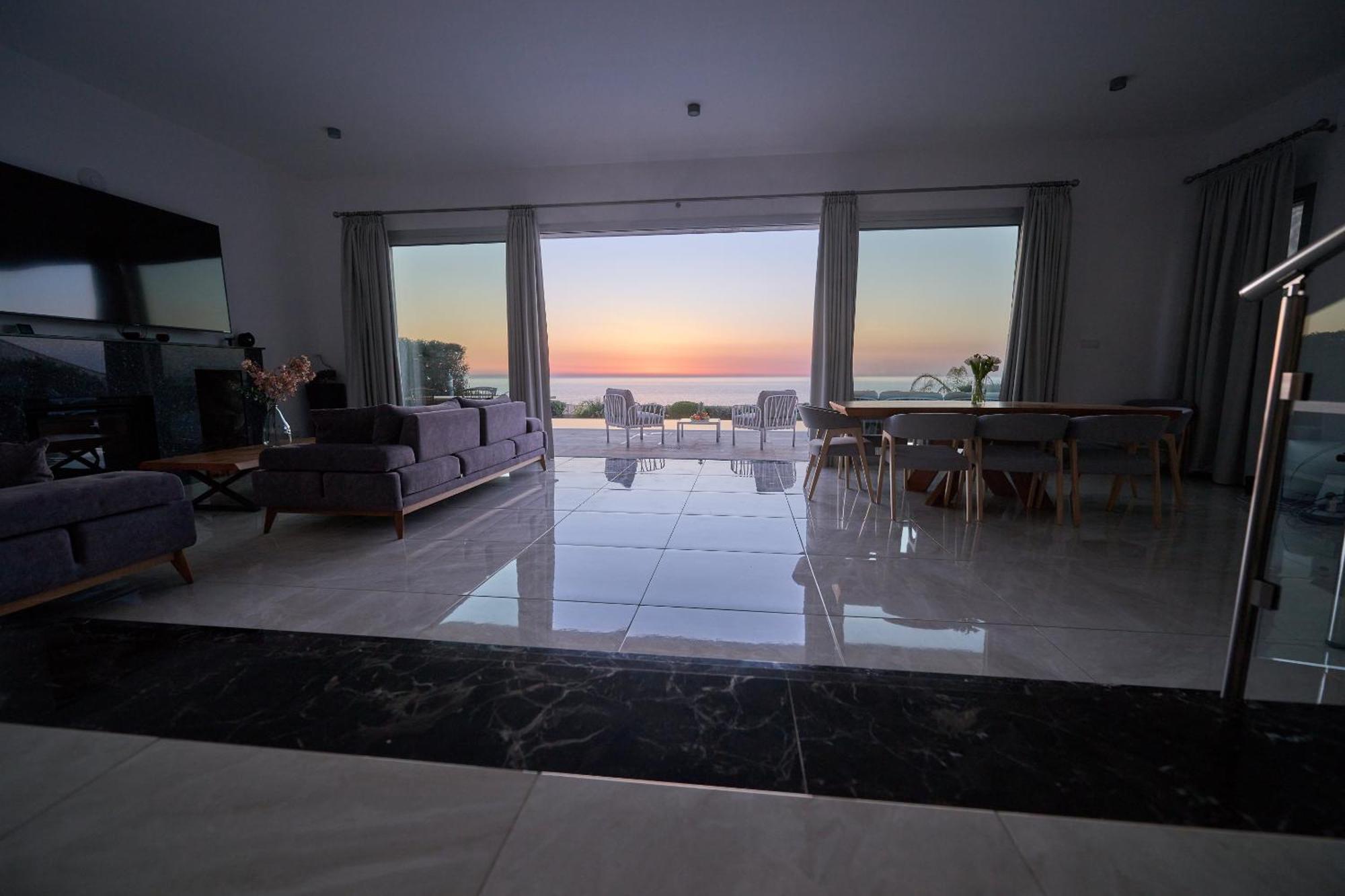 Olymp Luxury Villa D - Luxury Escape With Direct Beach Access And Unique Sunsets Pafos Zewnętrze zdjęcie